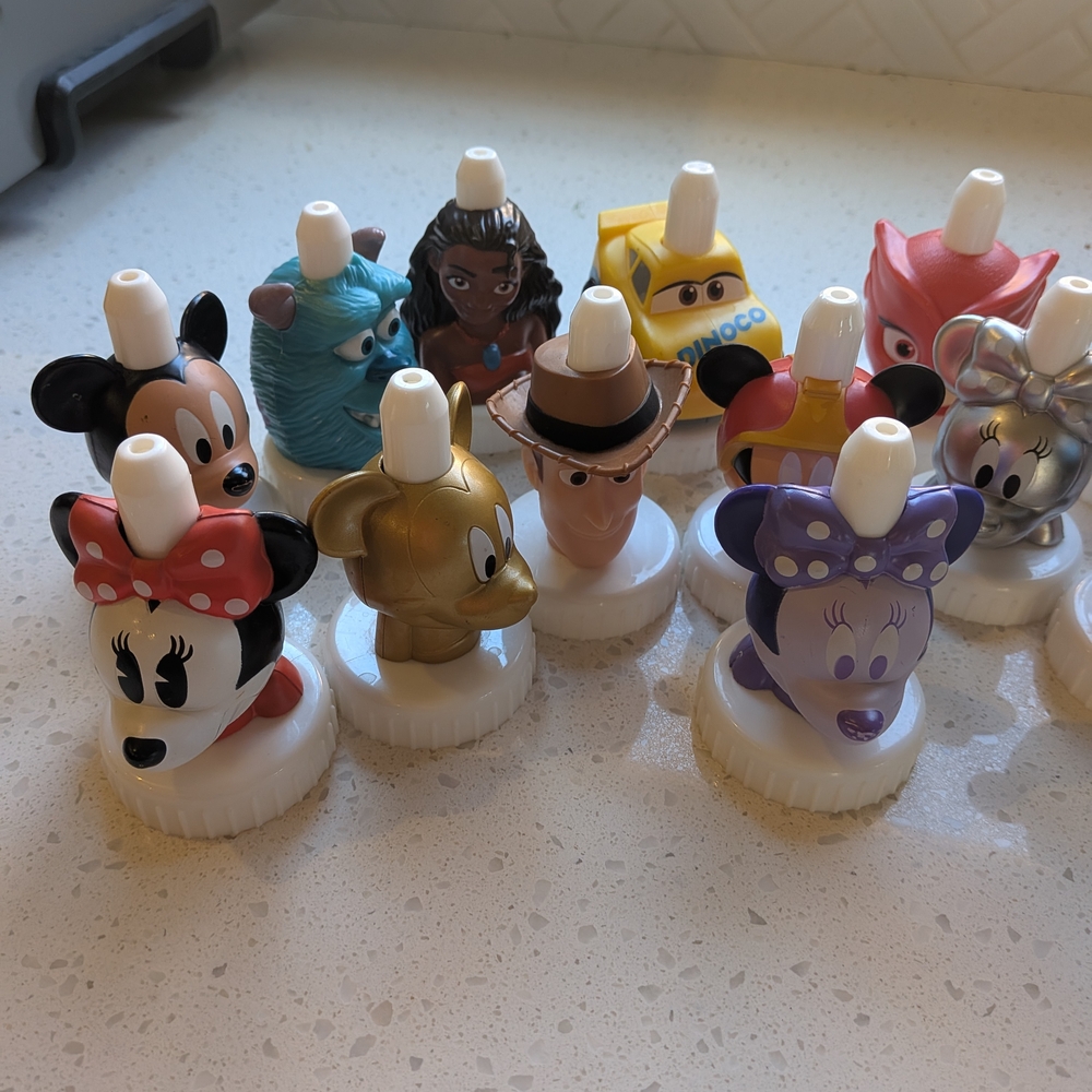 30 Character Bottle Toppers - Disney, Paw Patrol, My Little Pony, And More!